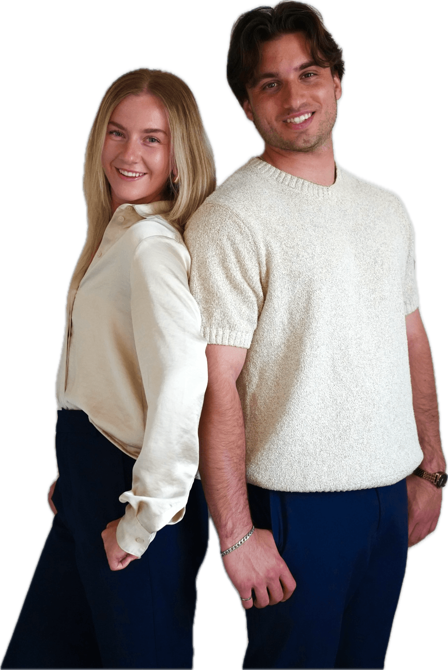 Alexia Burke and Matthew Andrews, Seekly's founders